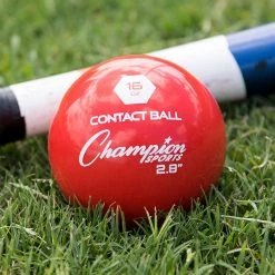 Champion Sports Red Weighted Training Balls Set Of 6