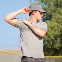 Champion Sports Red Weighted Training Balls Set Of 6