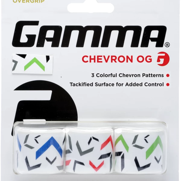 Gamma Sports Starting Pistol Accessories Gamma Chevron Overgrip 1 Gamma Sports Starting Pistol Accessories Gamma Chevron Overgrip