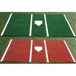 Cimarron Deluxe Nylon Batting Mat Green Or Clay Batting Mats
