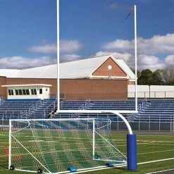 JayPro 6' Offset X 20' Upright Steel Collegiate Football Goal Post