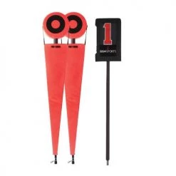 BSN Sports Pro Down Solid Orange Chain Set & Down Indicator Football Chain Sets & Down Markers