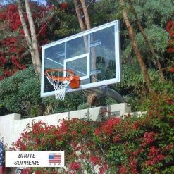 First Team Brute Fixed Height In-Ground Basketball Goal Residential Basketball Hoops