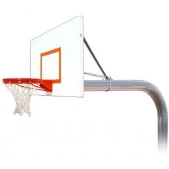 First Team Brute Fixed Height In-Ground Basketball Goal Residential Basketball Hoops
