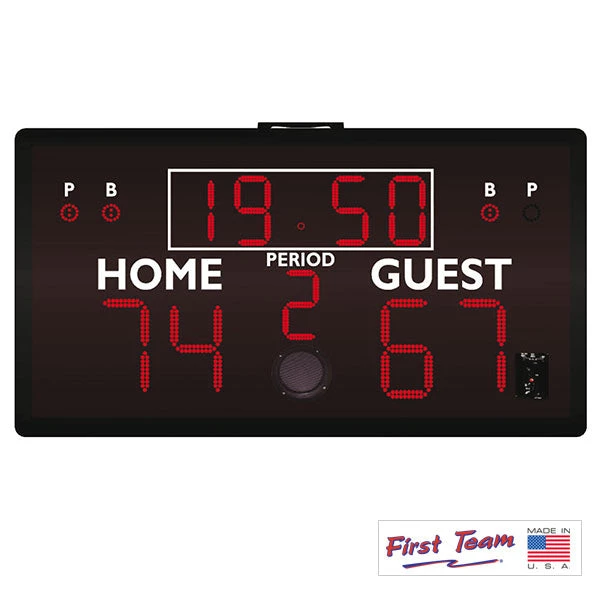 First Team FT810W Portable Wireless Scoreboard Scoring Equipment And Shot Clocks 1 First Team FT810W Portable Wireless Scoreboard Scoring Equipment And Shot Clocks