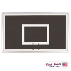 First Team 36" X 60" (1/4" Thick) Smoked Tempered Glass Backboard Basketball Backboards