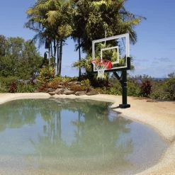 First Team HydroSport In-Ground Poolside Basketball Hoop Residential Basketball Hoops
