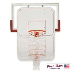 First Team Six-Shooter Youth Basketball Hang-On Hoop Attachment Indoor Basketball Hoops