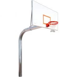 Residential Basketball Hoops First Team Tyrant Fixed Height In Ground Basketball Goal