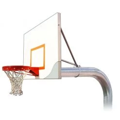 Residential Basketball Hoops First Team Tyrant Fixed Height In Ground Basketball Goal