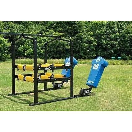Fisher Athletic 12-Arm Power Blaster With Boomer Sleds Football Blocking Dummies 2 Fisher Athletic 12-Arm Power Blaster With Boomer Sleds Football Blocking Dummies