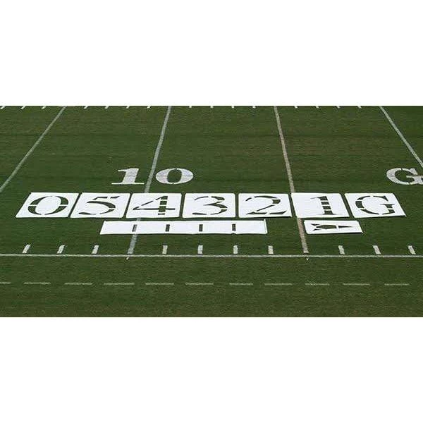 Fisher Athletic Standard Package 6' Number Stencils Field Number And Hash Mark Stencils 1 Fisher Athletic Standard Package 6' Number Stencils Field Number And Hash Mark Stencils
