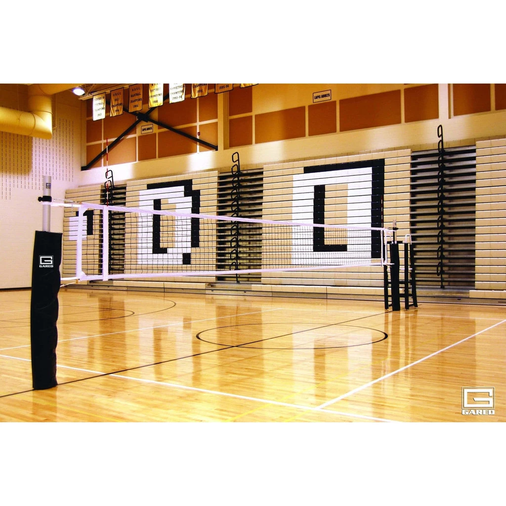 Gared 3 1/2" OD Rallyline Scholastic Telescopic One-Court Volleyball System 2 Gared 3 1/2" OD Rallyline Scholastic Telescopic One-Court Volleyball System