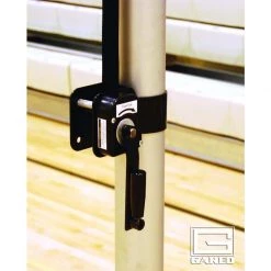 Gared 3 1/2" OD Rallyline Scholastic Telescopic One-Court Volleyball System 8 Gared 3 1/2