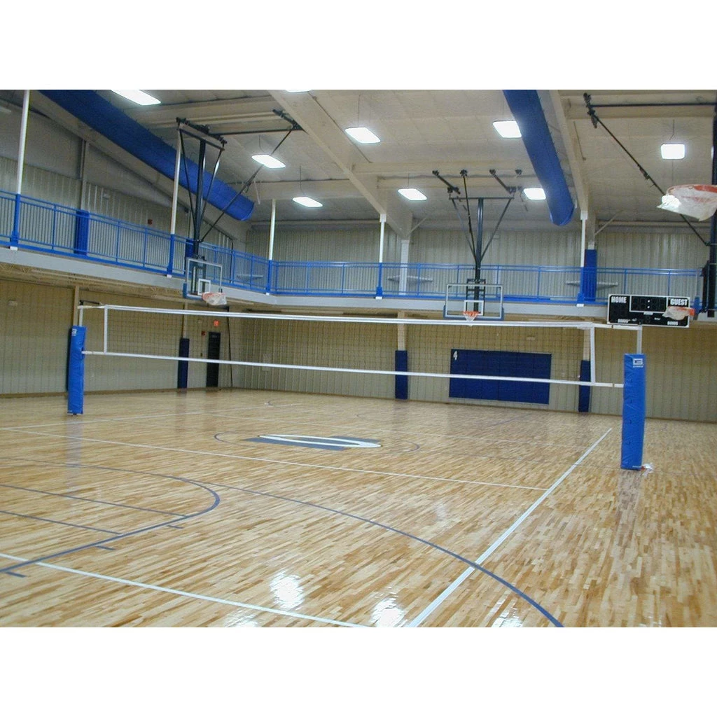 Gared 3 1/2" OD Rallyline Scholastic Telescopic One-Court Volleyball System 1 Gared 3 1/2" OD Rallyline Scholastic Telescopic One-Court Volleyball System