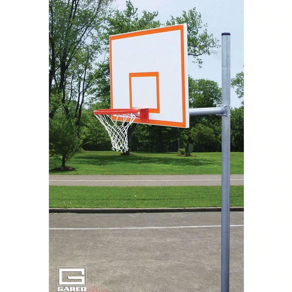 Gared Economy 3-1/2" O.D. Straight Post Basketball Package With Acrylic Backboard 1 Gared Economy 3-1/2" O.D. Straight Post Basketball Package With Acrylic Backboard