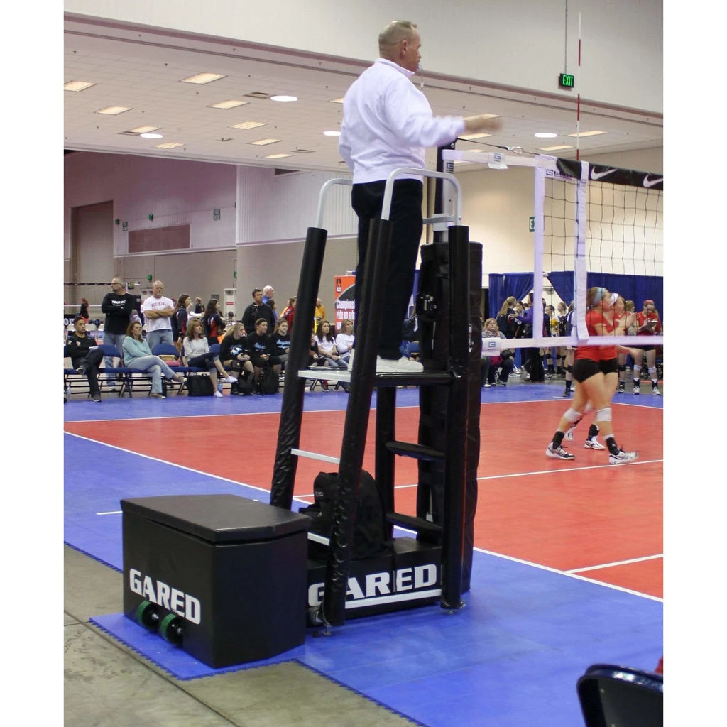 Gared GoCourt Jr One-Court Portable Volleyball Net System W/ Wheels 1 Gared GoCourt Jr One-Court Portable Volleyball Net System W/ Wheels