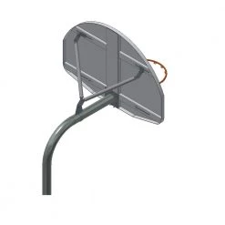 Gared Standard Duty Playground 4-1/2" O.D. Gooseneck Post GN45