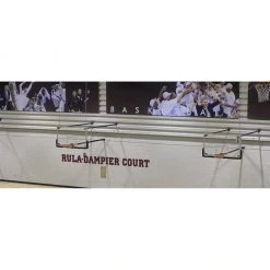 Gared Direct Mount Stationary Wall Mount Package With Glass Board, 9' - 12' Length