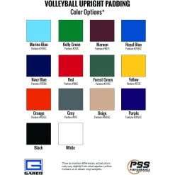 Gared Volleyball Center Upright Safety Pad Starting Pistol Accessories