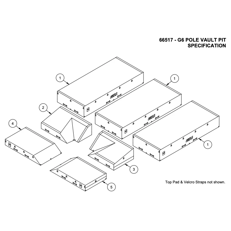 Gill Athletics Gill G6 Pole Vault Landing Pit Pole Vault Pits And Landing Systems 3 Gill Athletics Gill G6 Pole Vault Landing Pit Pole Vault Pits And Landing Systems