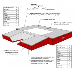 Gill Athletics Gill S1 Pole Vault Pit Value Pack 7 Gill Athletics Gill S1 Pole Vault Pit Value Pack
