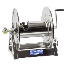 Coxreels SS Series Medium Pressure "Stainless Steel" Hand Crank Hose Reels 1 Coxreels SS Series Medium Pressure "Stainless Steel" Hand Crank Hose Reels
