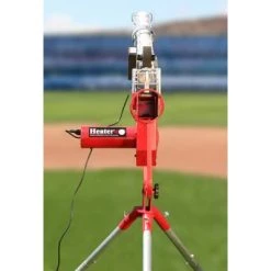 Heater Sports Heater Pro Real Curveball Pitching Machine With Auto Ballfeeder Baseball Pitching Machines