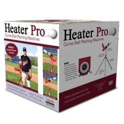 Heater Sports Heater Pro Real Curveball Pitching Machine With Auto Ballfeeder Baseball Pitching Machines