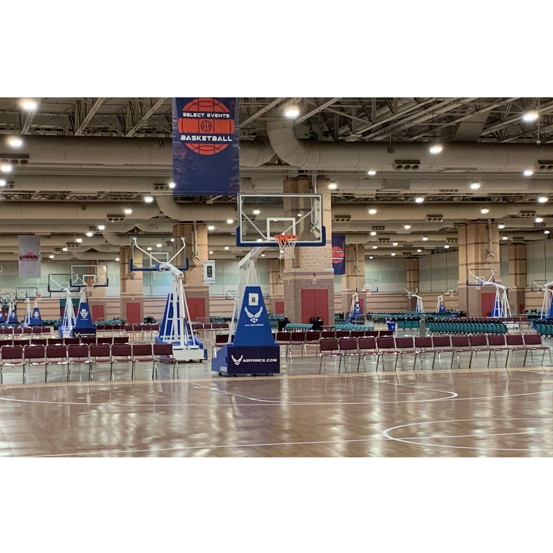 Gared Hoopmaster Collegiate Portable Basketball Backstop, 8' Boom 3 Gared Hoopmaster Collegiate Portable Basketball Backstop, 8' Boom