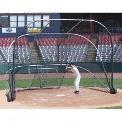 Batting Cages JayPro Little Slam Portable Hitting Turtle Backstop For Baseball