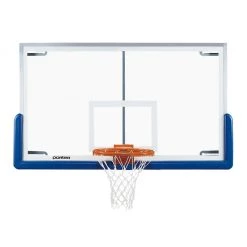 Starting Pistol Accessories Porter 72"X42" Glass Pro Strut Basketball Backboard Package
