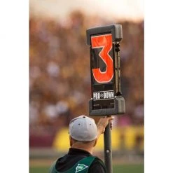 Rogers Athletic Stadium Pro Down Marker W/ Flexible Pole Football Chain Sets & Down Markers