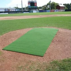 ProMounds 4' X 12' Premium Portable Green Pitching Mat Practice Pitching Mounds