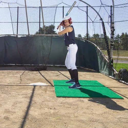 Batting Mats ProMounds 6' X 4' Green Stance Batting Mat Pro 2 Batting Mats ProMounds 6' X 4' Green Stance Batting Mat Pro