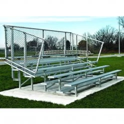 Trigon Sports 10 Row Standard Aluminum Bleacher Bleachers