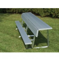 Trigon Sports 15' Portable Team Bench W/ Back & Shelf