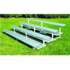 Trigon Sports 3 Row Low Rise Bleacher Bleachers