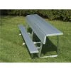 Starting Pistol Accessories Trigon Sports 8' Portable Team Bench W/ Back & Shelf