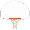 Trigon Sports Fan-Shaped Rear Mount White Backboard Basketball Backboards
