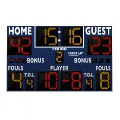 Varsity Scoreboards Model 2246 Basketball/Multisport Scoreboard