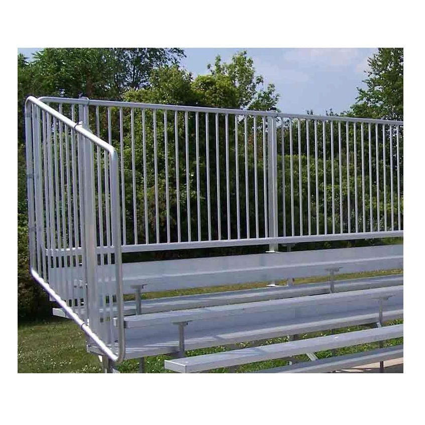 Athletic Connection 4 Or 5 Rows Aluminum Bleachers With Safety Vertical Picket Railing 3 Athletic Connection 4 Or 5 Rows Aluminum Bleachers With Safety Vertical Picket Railing