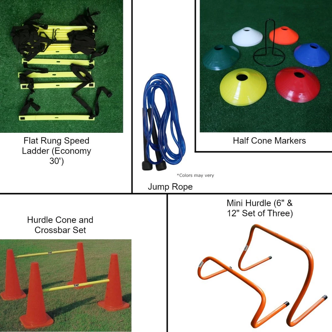 Oates Specialties Football Agility Training Equipment Wake Up - Warm Up Agility Bundle 1 Oates Specialties Football Agility Training Equipment Wake Up - Warm Up Agility Bundle