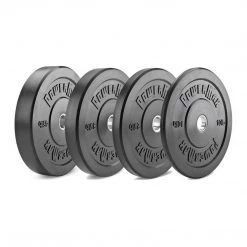 Gill Athletics Solid Rubber Bumper Plates 15lb Gym Equipment